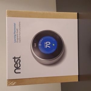  Stainless Steel Silver Metal Wall Plate for Nest Learning Thermostat